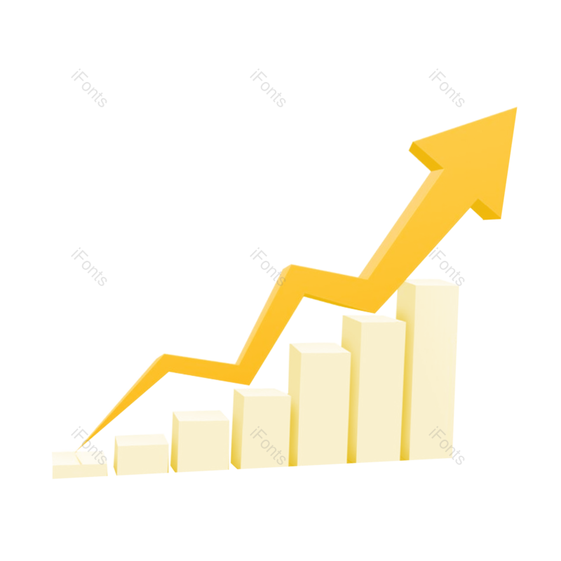 箭头图片,图表元素,箭头素材PNG,增长免抠素材